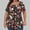 A Wine, variant on ITSAME Womens Plus Size Blouse, Florla Prints Square Neck Short Sleeve Summer 2025 Tunic Blouse Watermelon Red 5XL