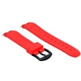 thumbnail image 2 of SILICONE RUBBER WATCH BAND STRAP FOR PEBBLE WATCH PVD BLACK BUCKLE RED, 2 of 2