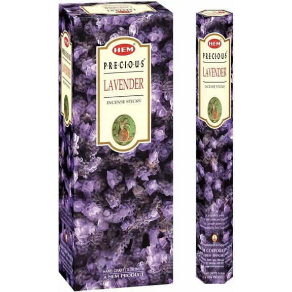 Hem Precious Lavender 100 Incense Sticks (5 X 20 Stick Packs)
