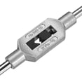 thumbnail image 5 of Uxcell Mango de Llave de Paso M1-M10 Ajustable Soporte de Barra Llave de Paso Recta Aleación de Zinc Tono Plateado 1pcs, 5 of 5