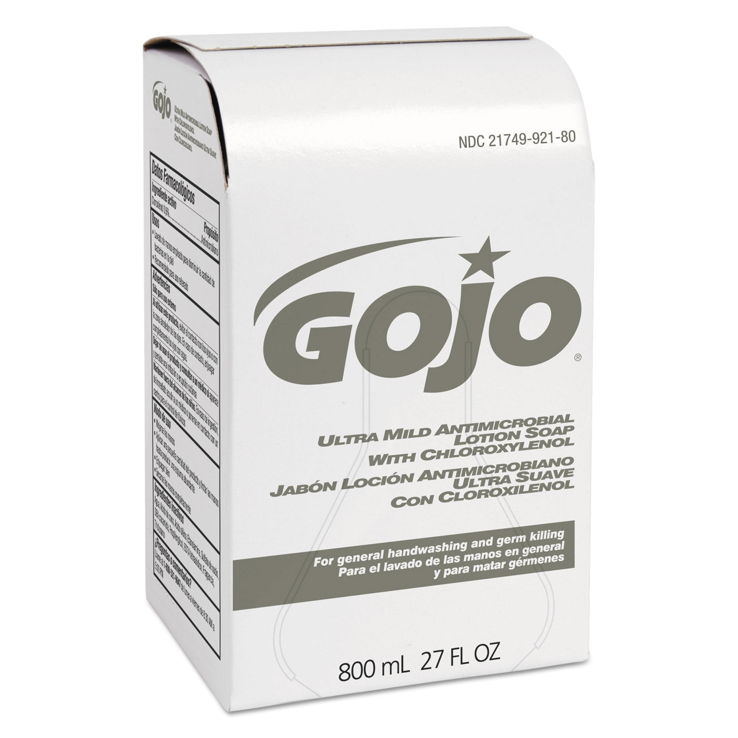 Gojo®, GOJ921212, 800 ml Bag Refill Antibacterial Lotion Soap, 1 Each