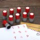 thumbnail image 5 of Sellos numéricos Uxcell de 0.63 pulgadas, carácter número 6, sello de tinta plástica autoinking rojo, 5 of 5