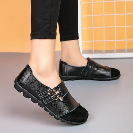 

AXXD Purple Shoes For Women Slip Resistant Daily Medium Fall&Winter Flats Shoes Mom Training Shoes For Clearence