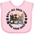 thumbnail image 3 of Inktastic All Dogs Are Good Dogs with Cute Dog Family Boys or Girls Baby Bib, 3 of 4