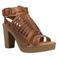 thumbnail image 2 of Roper Womens Mika Iii Embossed Cut Out Block Heel  Casual Shoes, 2 of 5