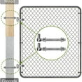thumbnail image 2 of lanema Rustproof J Bolt Gate Hinges Bolt Post Hinges Pair for Concrete & Metal Structures, 2 of 12