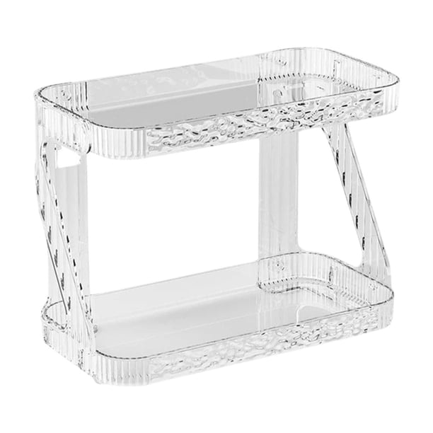 Yhmxh Utensilios de cocina Organizador de pared sin perforaciones para baño, lavabo doble, estante para productos de cuidado cosmético. Muebles para cocina Accesorios de cocina