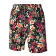 thumbnail image 4 of Pofeuu Many Kind Of Flowers Prin Men's Swim Trunks Quick Dry Bathing Suit Swimming Board Shorts Mesh Lining Beach Swimwear-3X-Large, 4 of 6