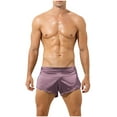 thumbnail image 2 of Briefs for Men, Mens Solid Color Ruffled Mens Front Split Pants Thin Oversized Underwear, 2 of 5