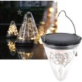 thumbnail image 2 of Luz colgante LED solar, luz solar suspendida para jardín, paisaje de patio al aire libre, 11 Feliz Sencillez, 2 of 5