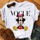 thumbnail image 1 of Minnie Mouse camiseta niñas mujeres Kawaii Top dibujos animados gráfico camisetas divertidas Harajuku Disney camiseta moda camiseta femenina ClothesXL Gao Jinjia LED, 1 of 2