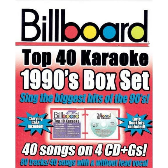 Billboard Top 10 Karaoke: 1990's Box Set (CD)