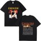 thumbnail image 3 of Camisetas con estampado de Eminem para hombre, camisetas de cuello redondo de Hip Hop, 100% algodón, camisetas de gran tamaño, camisetas casuales de manga corta Unisex, camisetas Harajuku, 3 of 4