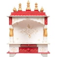 thumbnail image 2 of Kamdhenu art and craft Wooden Temple for Home, 2 of 4