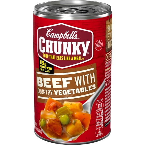 Campbell Chunky Soup Beef With Country Vegetables Beef Poster