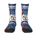 thumbnail image 4 of Medias navideñas de Snoopy y Charlie Brown, diseño de cómic, novedosas, calcetines antibacterianos de otoño, calcetines suaves unisex para hombre para exteriores, 4 of 5