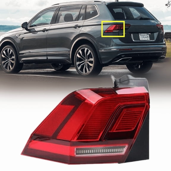 For 2018 - 2023 Volkswagen Tiguan Halogen Tail Light Outer Driver Side VW2804126