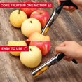 thumbnail image 5 of Herramienta para descorazonar manzanas de alta calidad Yjmei - Fácil de usar y limpiar, descorazonador de manzana resistente con punta fuertemente dentada - Descorazonador de acero inoxidable para man, 5 of 5