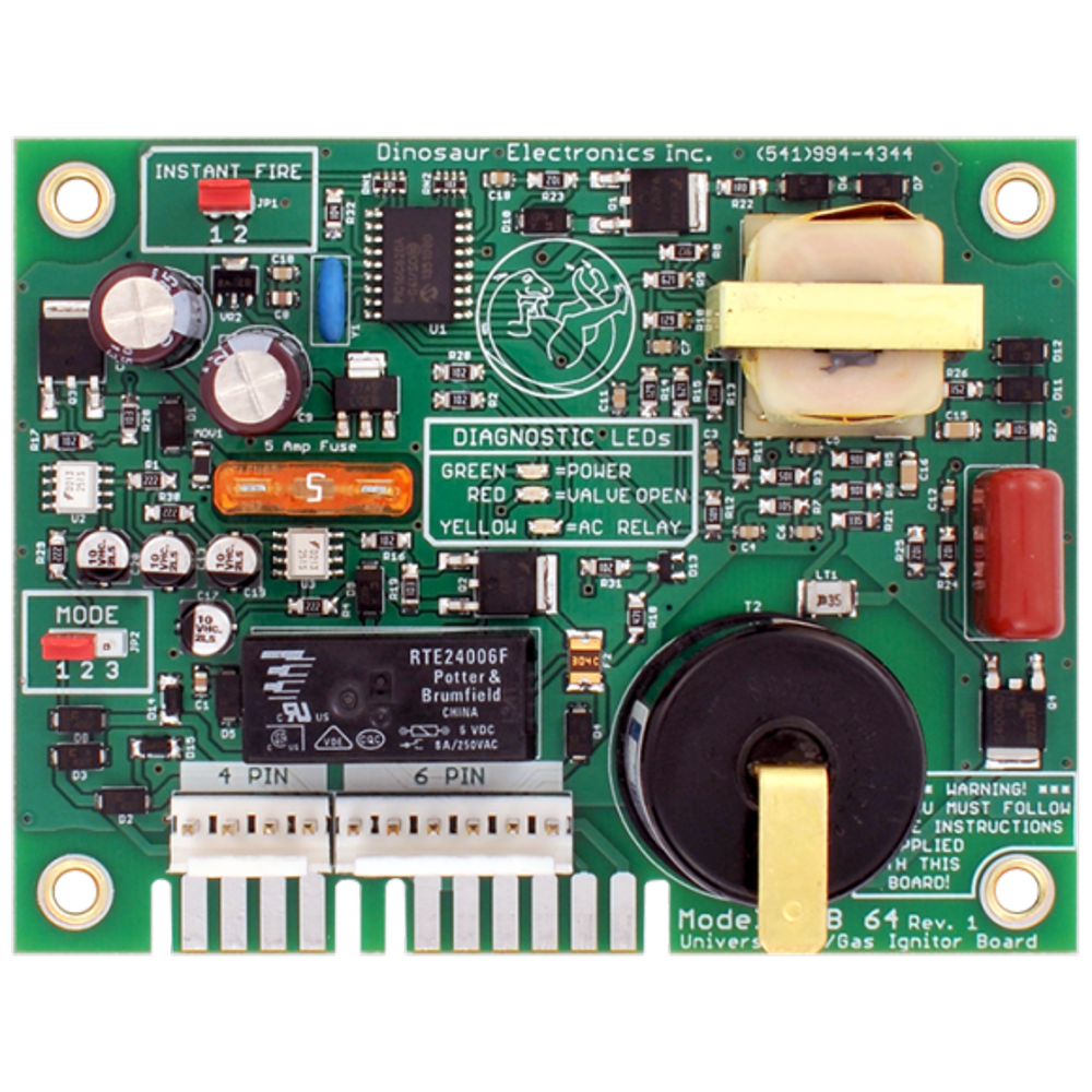 Dinosaur Electronics UIB64 12 Volt Ignitor Board Replacement Walmart