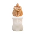 thumbnail image 1 of Sentado con las manos alrededor de las rodillas, adornos, moldes de resina, 1 of 5