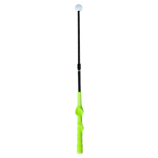Colaxi Golf Warm up Pole Telescopic Golf Swing Rod Portable Correct Posture Practice Improved Tempo Strength Training Aid for Tempo Green