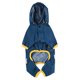 thumbnail image 1 of Greeniant Chubasquero portátil para mascotas para viajar y caminar, Poncho lavable de PVC impermeable para animales pequeños, chubasquero de 4 Ropa para mascotas Azul METRO, 1 of 6
