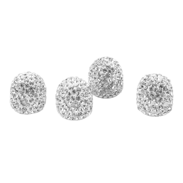 Tapas de aire Bling, 4 piezas Tapas de válvula de aire con vástago de válvula Bling Máxima comodidad
