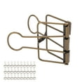 thumbnail image 4 of Paper Clamps, 30Pcs Wire Binder Clips Simple Style 2 Inch Strong Clamping  For Tickets Black,Bronze,Purple Bronze, 4 of 8