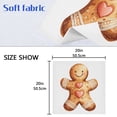 thumbnail image 5 of Napkin Satin Napkin 20*20 Inchx1 Kitchen Towel Dinner Plate Towel Decorative Towel Napkin Tea Towel Suitable For Kitchen Table Christmas Gingerbread Man Cartoon, 5 of 8