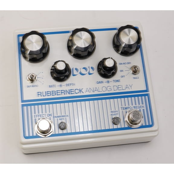 Pre-Owned Other Guitar Delay Effects Pedal, White (DOD-RUBBERNECK-U)