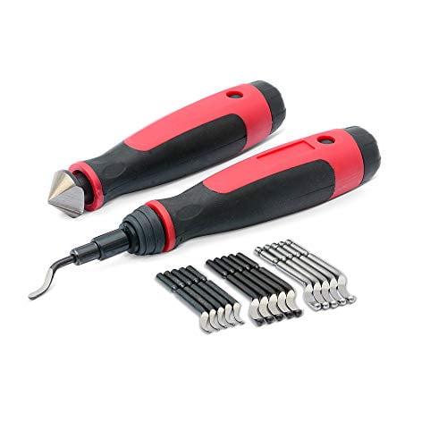 Details about   1*Burr Handle+15 Blades Deburring Metal Wood Hand Remove Deburr Cutting Tool Kit 