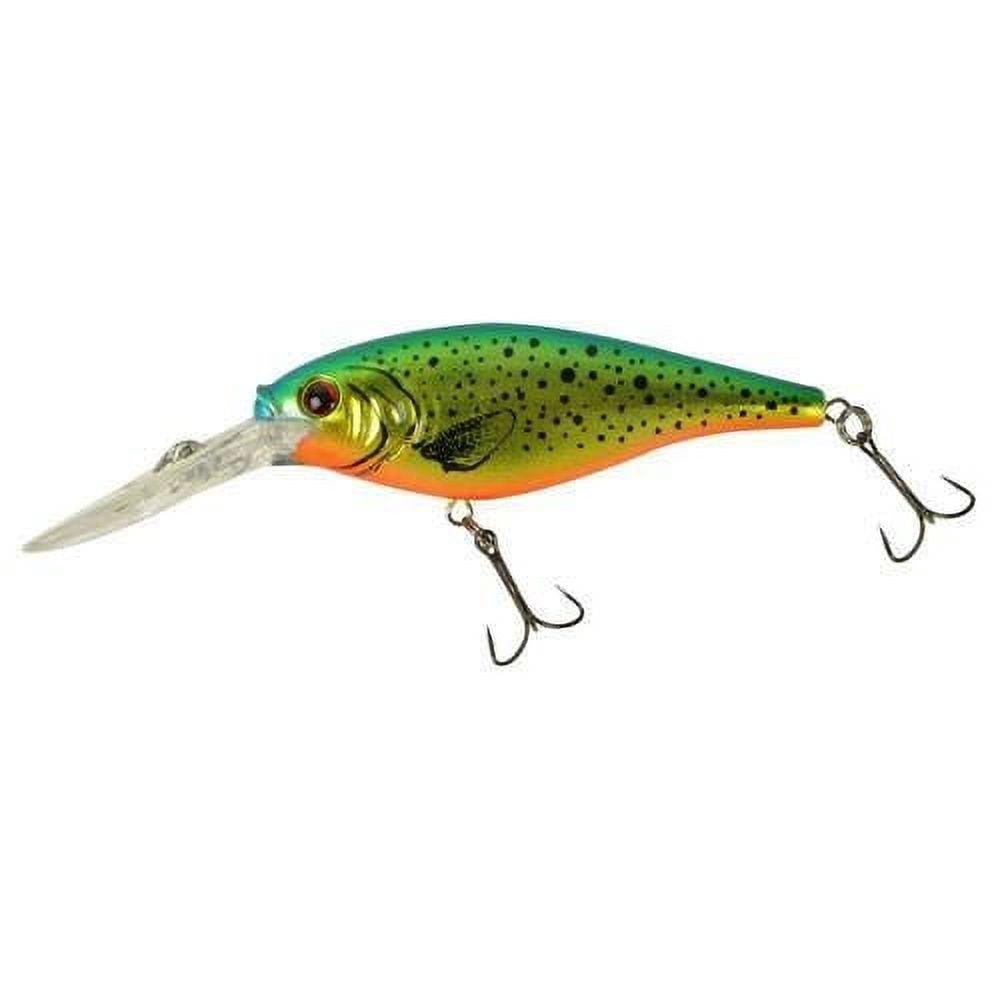 Berkley Flicker Shad Fishing Lure, Speckled Gold Shiner, 5/16 oz