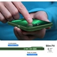 thumbnail image 3 of Casus Frosted Matte Silicone Frame Shockproof Case for iPhone 13 - Green, 3 of 6