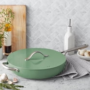 Member's Mark 2-Piece Enamel Cast Iron Skillet Set – 9” & 13” Teal, Works On All Cooktops