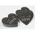 thumbnail image 4 of Inkdotpot Real Rose Gold Foil Made With Love Wedding Tags Favor Hang Paper Tags 50 Pieces, 4 of 6