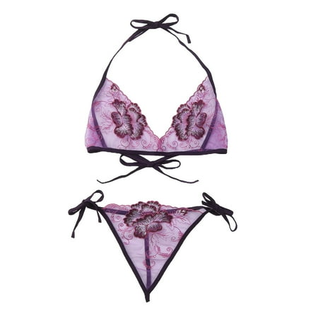 Sports Bra Plus Size Womens Bras Comfortable Women s Lingerie Sets Sexy Lace Adjustable Lace Flower Embroidery G String Trouser Set 2 Piece Sexy Bra And Panty Sets