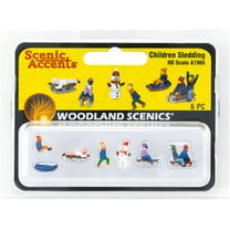 Woodland Scenics Children Sledding-HO-Scale