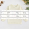 thumbnail image 4 of mgoYE Big Sister Little Sister Matching Outfit Newborn Baby Girl Long Sleeve Toddler Girl Sweatshirt Pullover Top(White,18-24 Months), 4 of 9