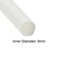 thumbnail image 4 of Uxcell 16.4Ft-8mm High TEMP Silicone Fiberglass Sleeve Insulation Cable Protectors White, 4 of 5