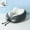 Grey, variant on U-Shaped Travel Neck Pillow for Airplane and Long Trips with Ergonomic Wrap Support, Portable Cushion for Car, Train, Office Nap Comfort