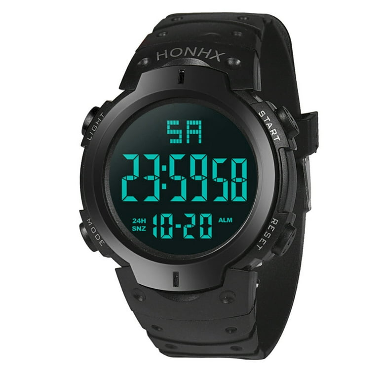 Lovehome Fashion Waterproof Men s Boy LCD Digital Stopwatch Date