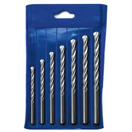 Westward Masonry Drill Set,pc,HSS 6PTC5