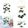 thumbnail image 2 of LMTODLFG Green Leaf Mobile for Crib Mobile Forest Baby Mobile Green Forest Nursery décor Baby Mobile Green Leaf Mobile for Crib Mobile with Wooden Bead, 2 of 7