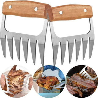 TOPULORS Ideal Gift Meat Claws-Strongest BBQ Meat Handler Forks Pulled Pork  Shred Handling Meat & Carving Turkey Claws Handler Set for Your Smoker 