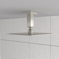 thumbnail image 3 of 3" Ceiling Mounted Shower Arm with Flange, Brushed Nickel, 3 of 9