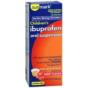 Sunmark Berry Children's Ibuprofen Oral Suspension, 4 Fl. Oz.