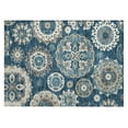 thumbnail image 2 of Addison Rugs Chantille Indoor/Outdoor Transitional Kaleidoscope Blue Washable Rectangle Rug, 1'8" x 2'6", 2 of 6