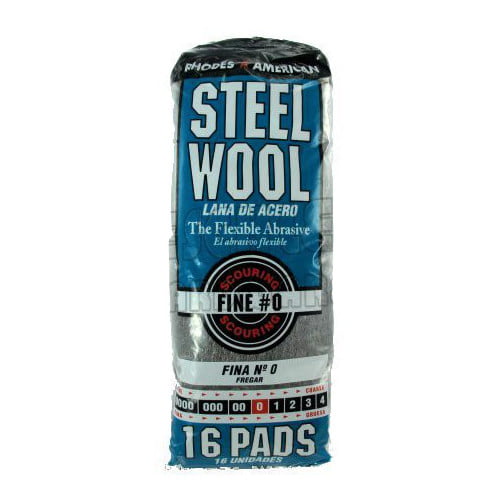 16 Pads per Pack Homax 106603 Steel Wool Pad NO 0 Grit 