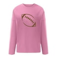 thumbnail image 4 of Holiday Usmixi Womens Sweatshirt Winter Crewneck Sweatshirt for Women Plus Size Loose Long Sleeve Vintage Pullover Tops Ladies Girls Fashion Baseball Graphics Sweatshirt Sweater Big Saving, 4 of 4