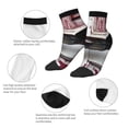 thumbnail image 5 of Fuzoiu Rustic Door Handle Closeup Print Adult Socks, Crew Moisture-wicking Socks, Unisex Cushion Crew Socks,Casual Sports Ankle Socks, 5 of 7
